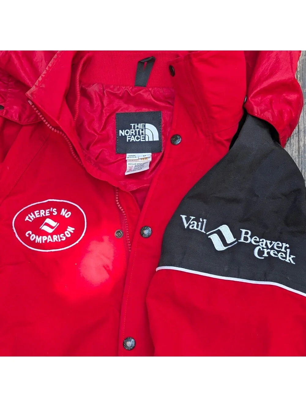 Vintage 90s The North Face Gore-Tex Vail Beaver Creek Ski Jacket M Made USA